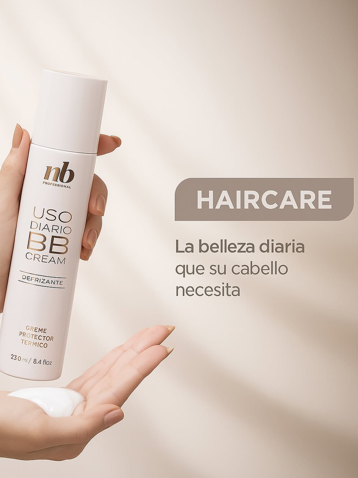 Protector Térmico BB Cream Defrizante 250ml - Leave-in Anti Frizz