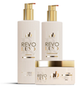 Kit Revoluxo Home Care 300ml - Rescate Capilar 3 Pasos para Daño Químico